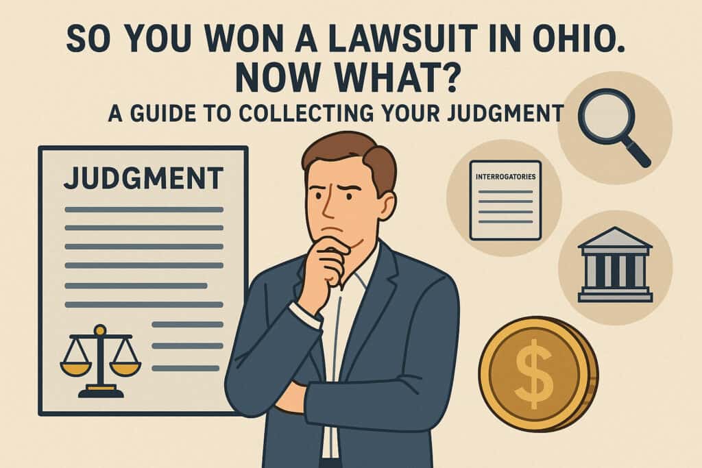 Ohio lawsuit judgment collection