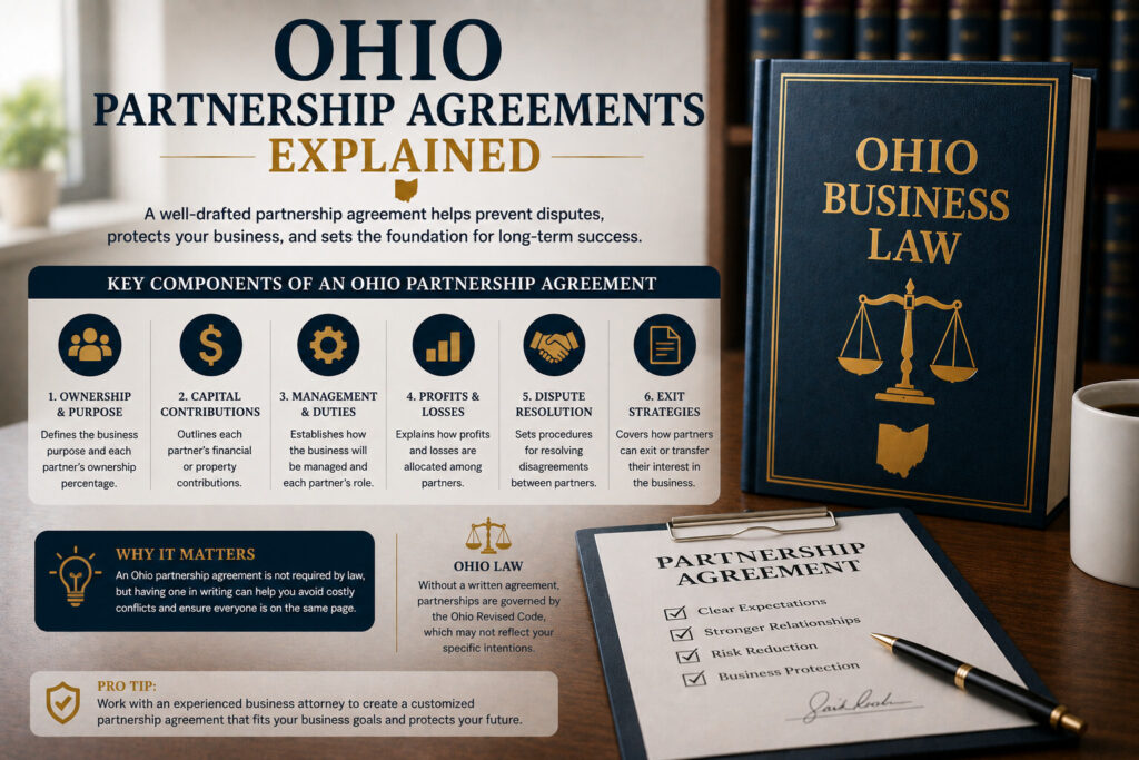 Ohio Partnership Agreements Explained: What Every Business Owner Should Know